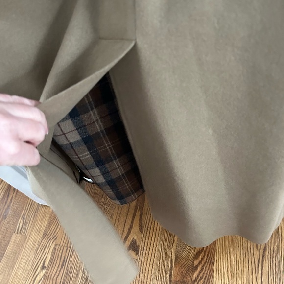 SCHNEIDERS Austria Camel Cashmere Trench Pea coat - Picture 8 of 11